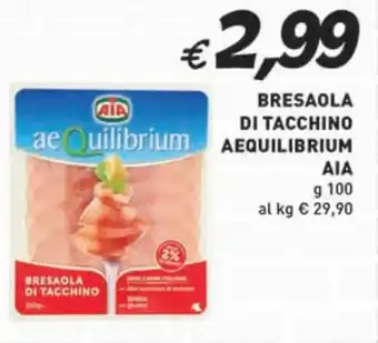 Coal BRESAOLA DI TACCHINO AEQUILIBRIUM AIA g 100 offerta