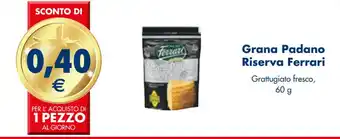 Grana Padano Riserva Ferrari Grattugiato fresco, 60 g
