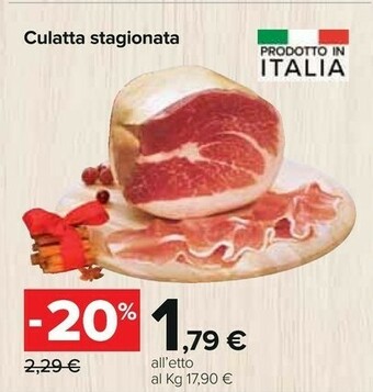 Carrefour Culatta Stagionata offerta