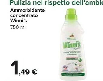 Carrefour Winni's Ammorbidente Concentrato offerta