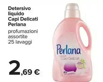 Perlana Detersivo Liquido Capi Delicati