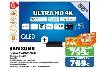 Expert Samsung Tv Qled QE55Q90TATXZT offerta