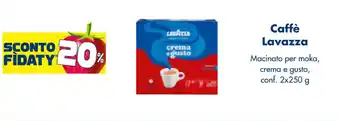 Esselunga Caffè Lavazza Macinato per moka, crema e gusto, conf. 2x250 g offerta