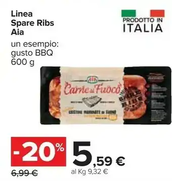 Carrefour Aia Linea Spare Ribs offerta