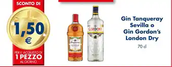 Gin Tanqueray Sevilla o Gin Gordon's London Dry 70 cl