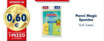 Esselunga Panni Magic Spontex Conf. 3 pezzi offerta