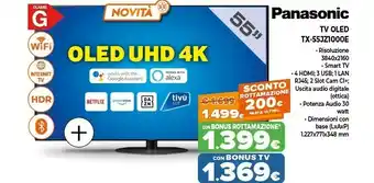 Expert Panasonic TV OLED TX-55JZ1000E offerta