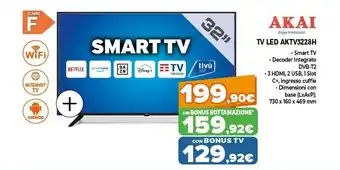Expert Akai TV LED AKTV3228H offerta