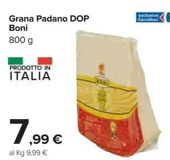 Carrefour Boni Grana Padano Dop offerta