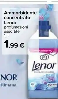Carrefour Lenor Ammorbidente Concentrato 1000 Ml offerta