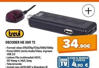 Expert Trevi HE 3361 T2 1920 X 1080 Pixel offerta
