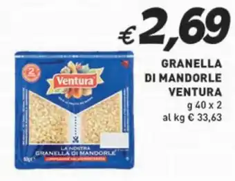 Coal GRANELLA DI MANDORLE VENTURA g 40 x 2 offerta