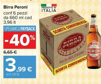 Carrefour Peroni Birra 660 G(ml) offerta