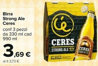 Carrefour Ceres Birra offerta