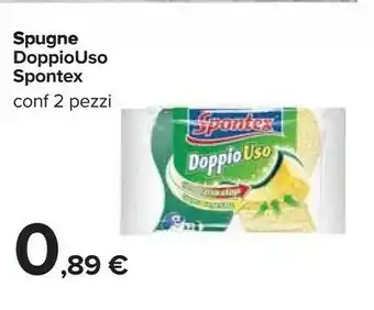 Carrefour Spontex Spugne Doppio Uso offerta