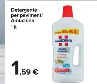 Carrefour Amuchina Detergente Per Pavimenti 1000 Ml offerta