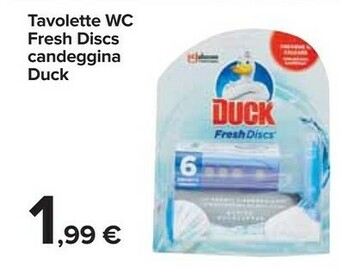 Carrefour Duck Tavolette Wc Fresh Discs Candeggina offerta