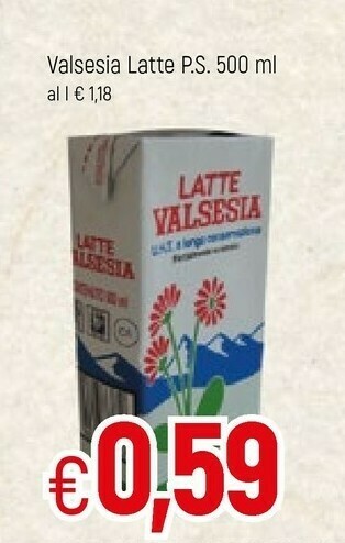 Famila Latte parzialmente scremato offerta