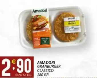 Sisa AMADORI GRANBURGER CLASSICO 280 GR offerta