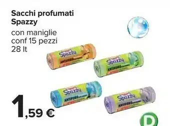 Carrefour Spazzy Sacchi Profumati offerta