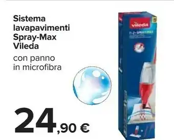 Carrefour Vileda Sistema Avapavimenti Spray-max offerta