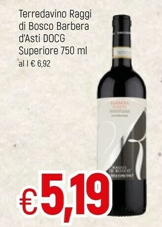 Famila Terredavino Barbera offerta