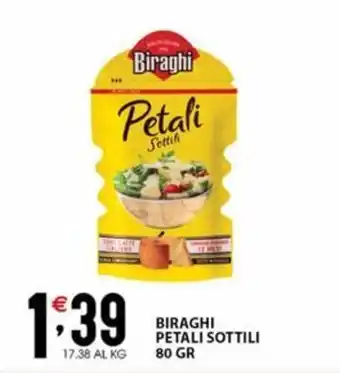 Sisa BIRAGHI PETALI SOTTILI 80 GR offerta