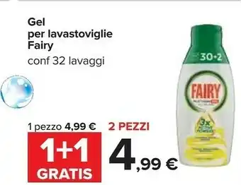 Carrefour Fairy Gel Per Lavastoviglie offerta