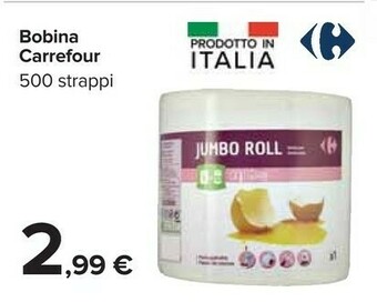 Carrefour Carrefour Maxi Bobina 500 Strappi offerta