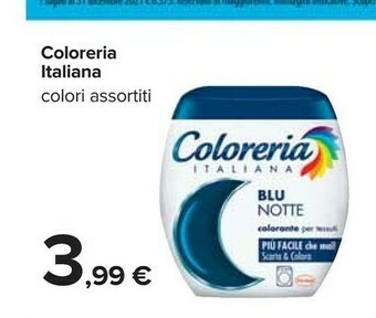Carrefour Coloreria Italiana Detersivo Lavatrice offerta