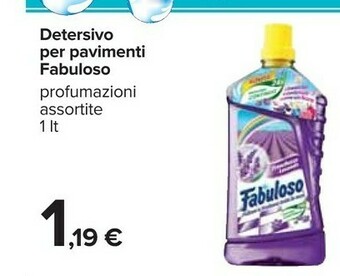Carrefour Fabuloso Detersivo Per Pavimenti offerta