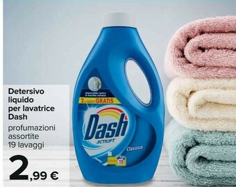 Carrefour Dash Detersivo Liquido Per Lavatrice offerta