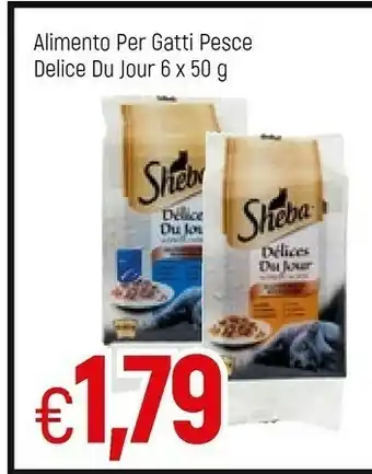 Famila Sheba Alimento Per Gatti Pesce Delice De Jour 300 G offerta