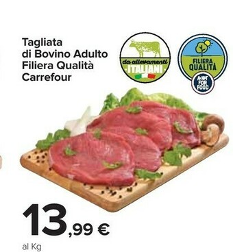 Carrefour Tagliata Di Bovino Adulto offerta