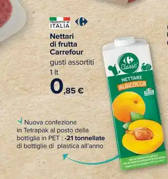 Carrefour Carrefour - Nettari Di Frutta 1000 Ml offerta