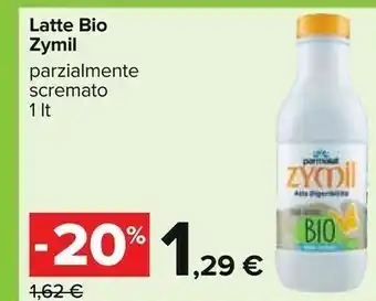 Carrefour Parmalat Parmalat - Natura Premiun Bio Latte Parzialmente Scremato 1000 g(ml) offerta