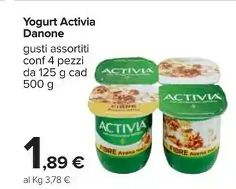 Carrefour Activia Danone Yogurt offerta