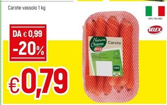 Famila Carote Vassoio offerta