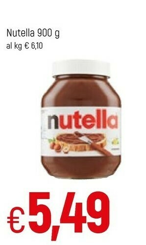 Famila Ferrero Nutella 900 G(ml) offerta
