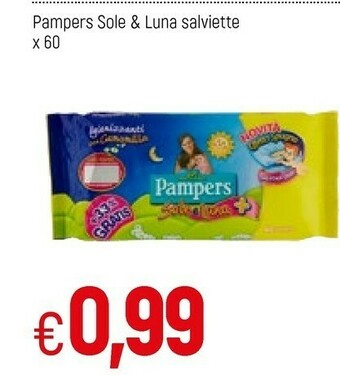 Famila Pampers Sole E Luna Salviettine , 60 Pz offerta