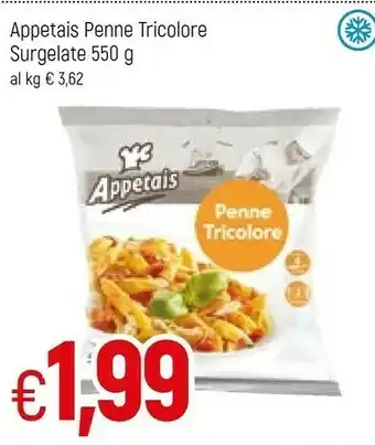 Famila Appetais Penne Tricolore Surgelate offerta