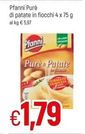 Famila Pfanni Purè Di Patate In Fiocchi offerta
