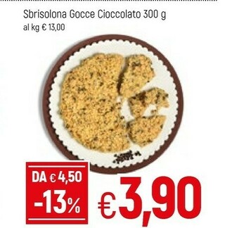 Famila Sbrisolona Gocce Cioccolato offerta