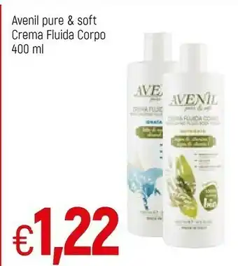 Avenil Pure & Soft Crema Fluida Corpo