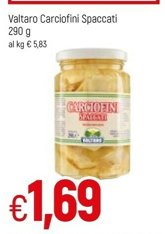 Famila Valtaro Carciofini Spaccati In Olio Vegetale offerta