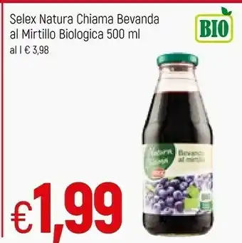 Famila Selex Natura Chiama Bevanda Al Mirtillo Biologica offerta