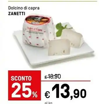 Iper La Grande Zanetti Formaggio di capra offerta