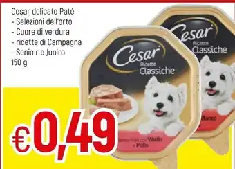 Famila Cesar Delicato Paté Selezioni Dell'orto/ Cuore Di Verdura/ricette Di Campagna/senio Re Juniro offerta