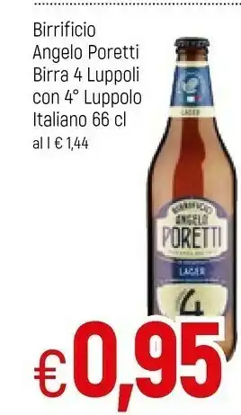 Famila Angelo poretti Birra offerta