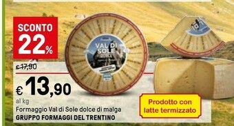 Iper La Grande Sole Formaggio offerta